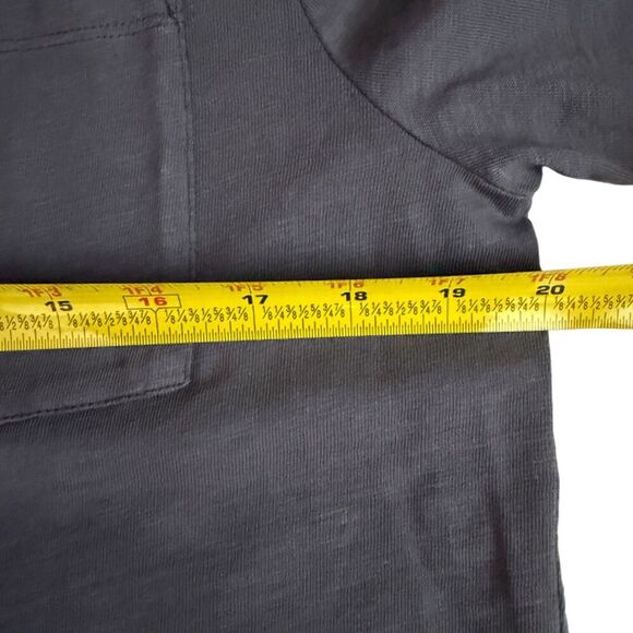 J.Crew Long Sleeve Gray Tee Shirt Size M - Picture 9 of 10